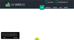 Desktop Screenshot of lowcarbonbox.co.uk